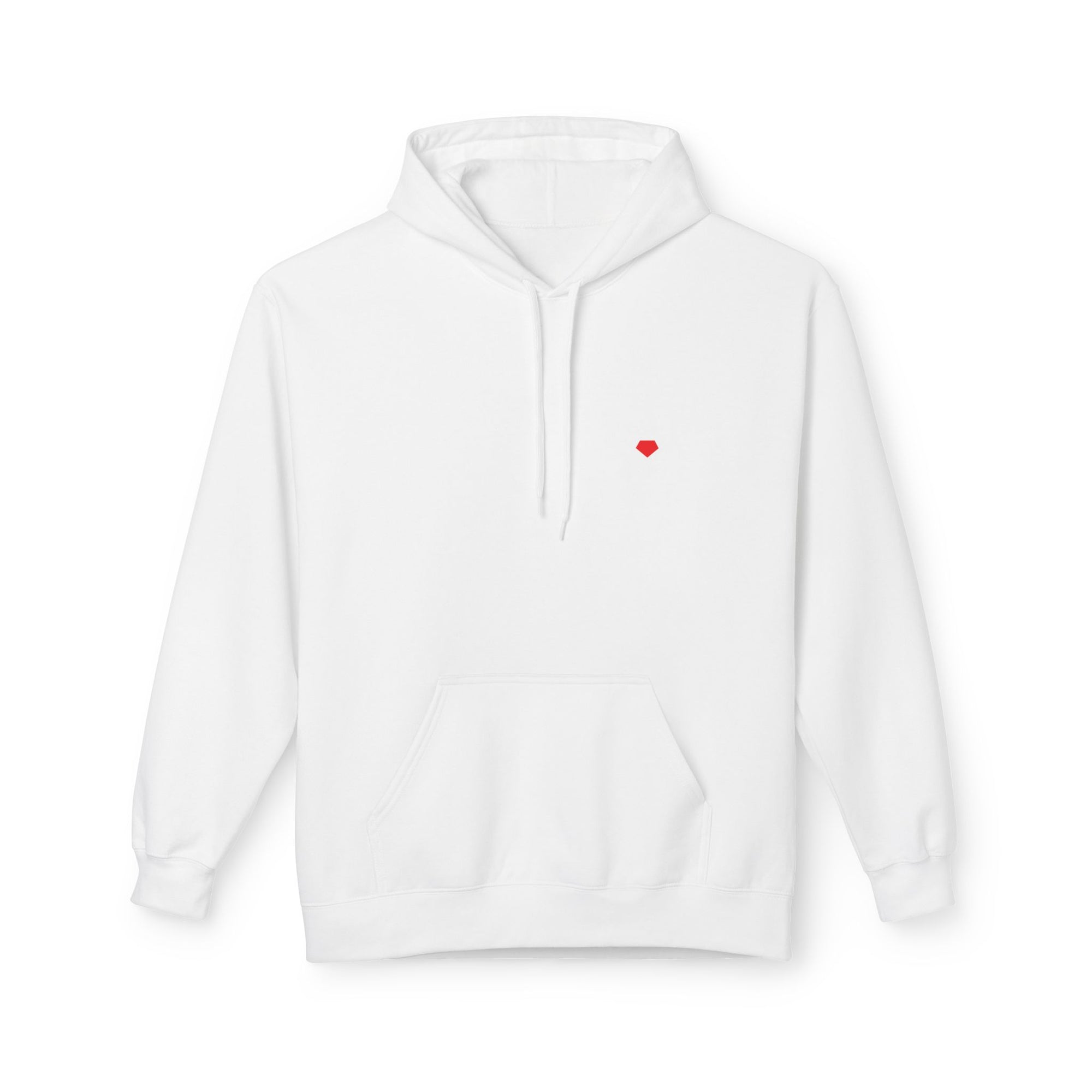 Minimalist 'DR' Logo Dead Red Hoodie