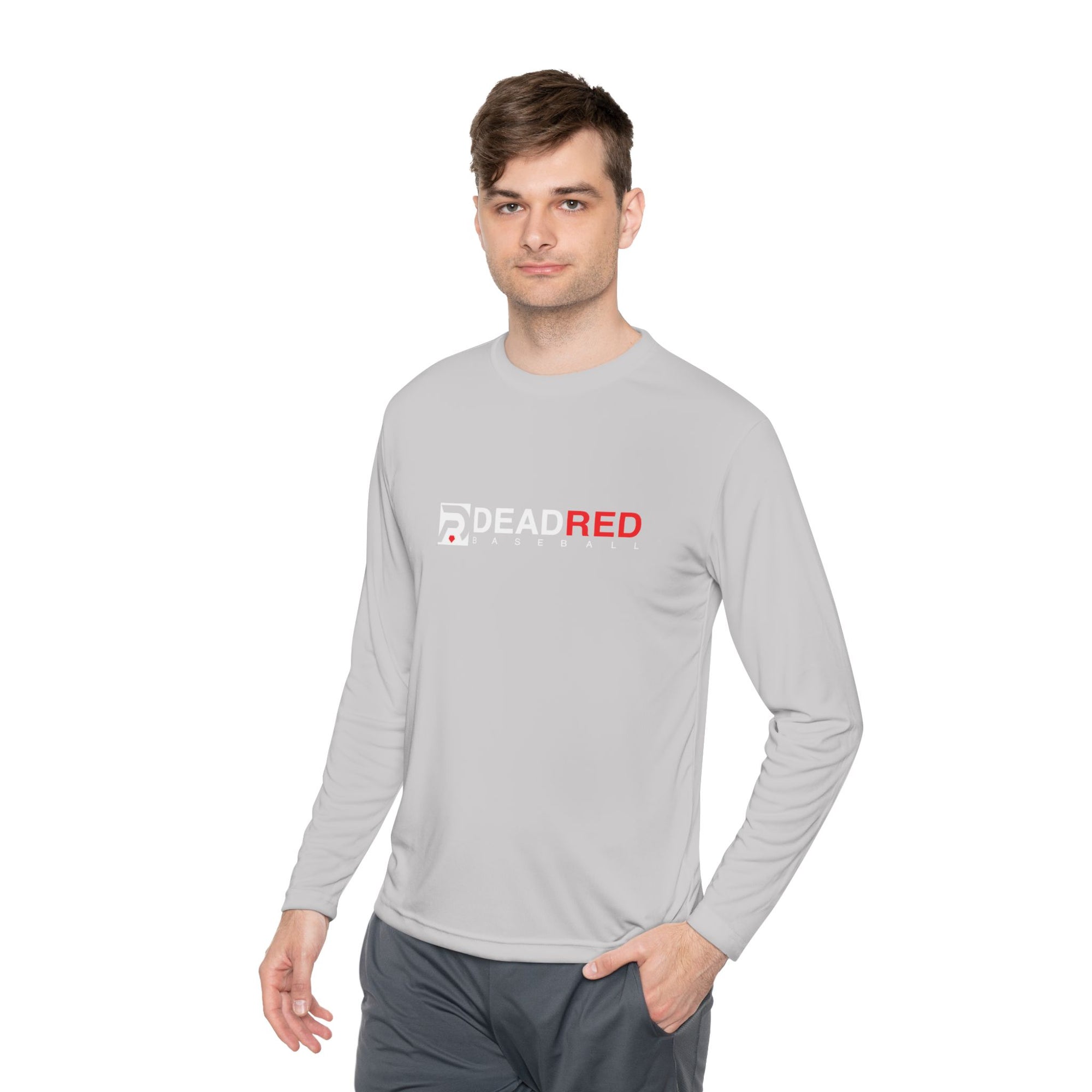 Dead Red Logo Long Sleeve Performance Tee