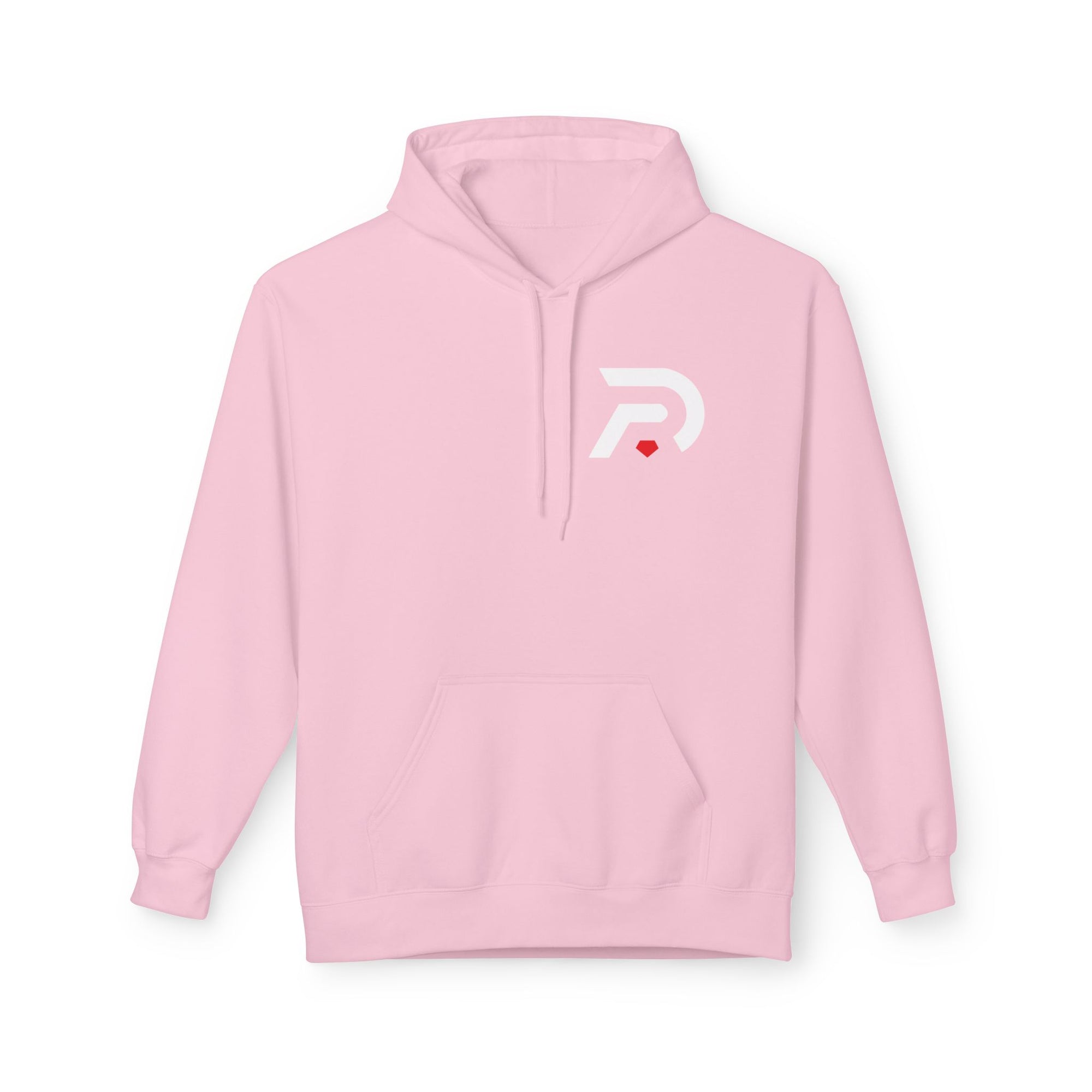 Minimalist 'DR' Logo Dead Red Hoodie