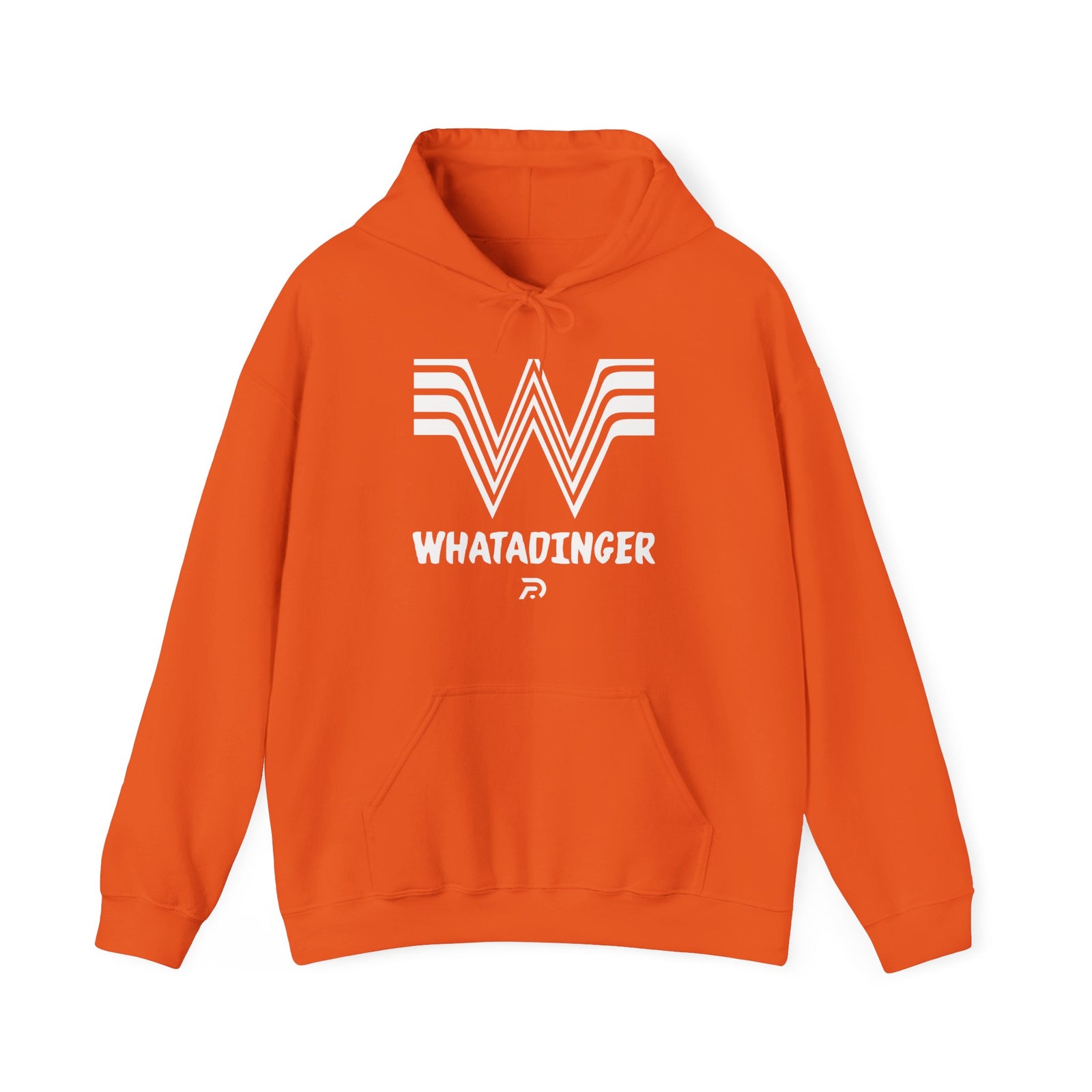 Whatadinger Signature Orange Unisex Heavy Blend™ Hooded Sweatshirt