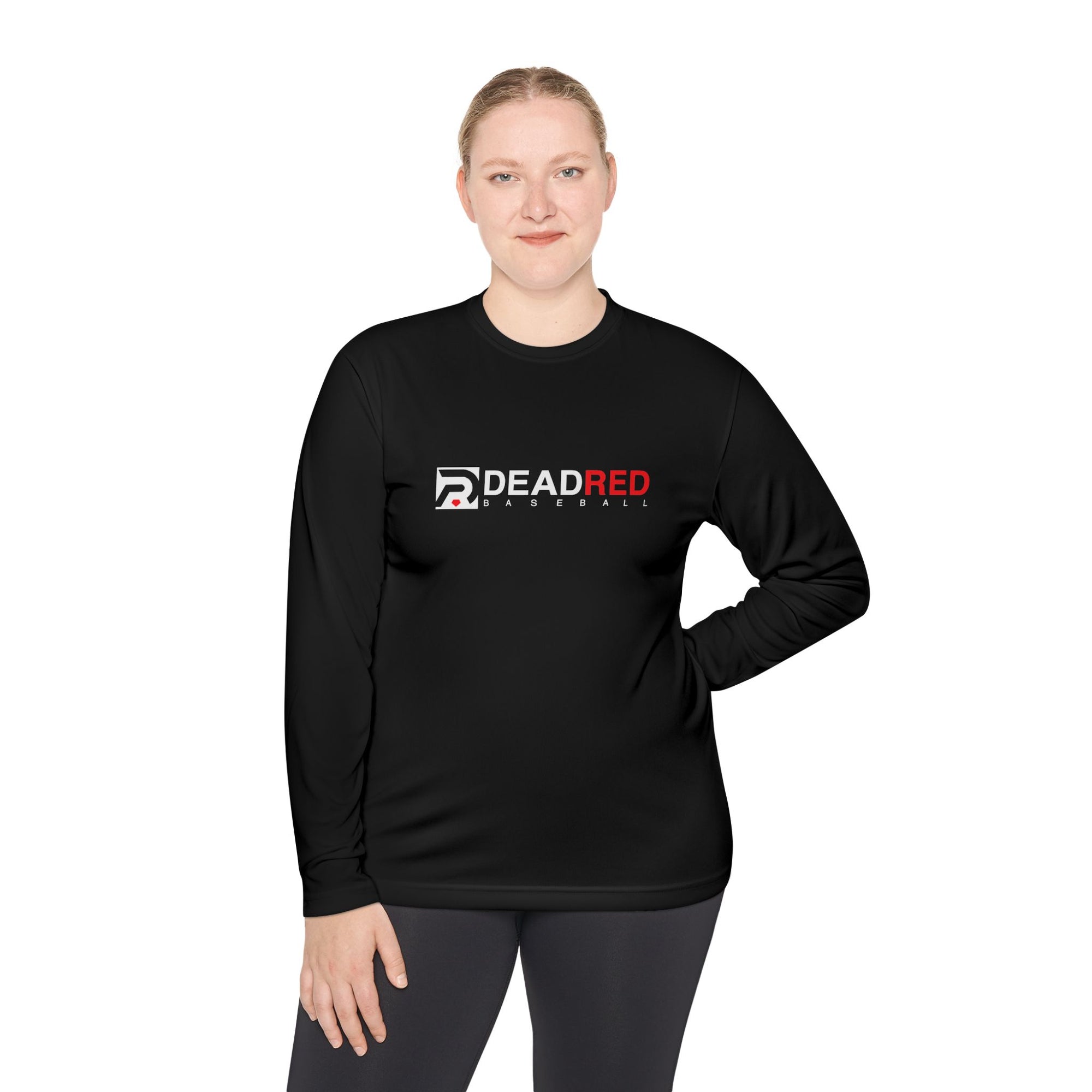 Dead Red Logo Long Sleeve Performance Tee