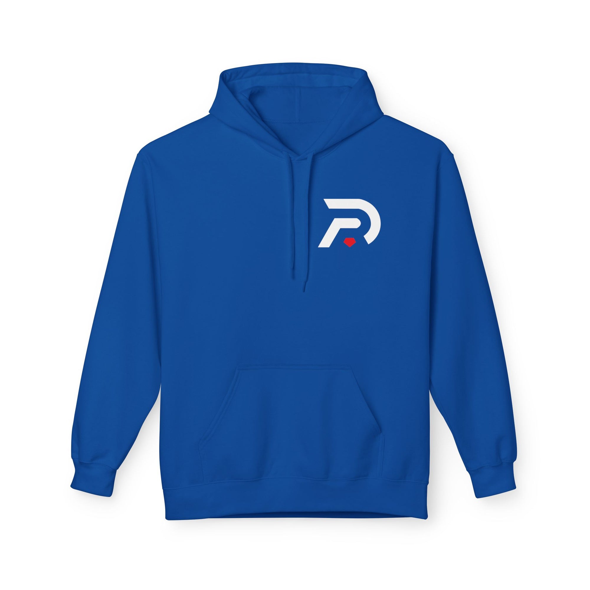 Minimalist 'DR' Logo Dead Red Hoodie