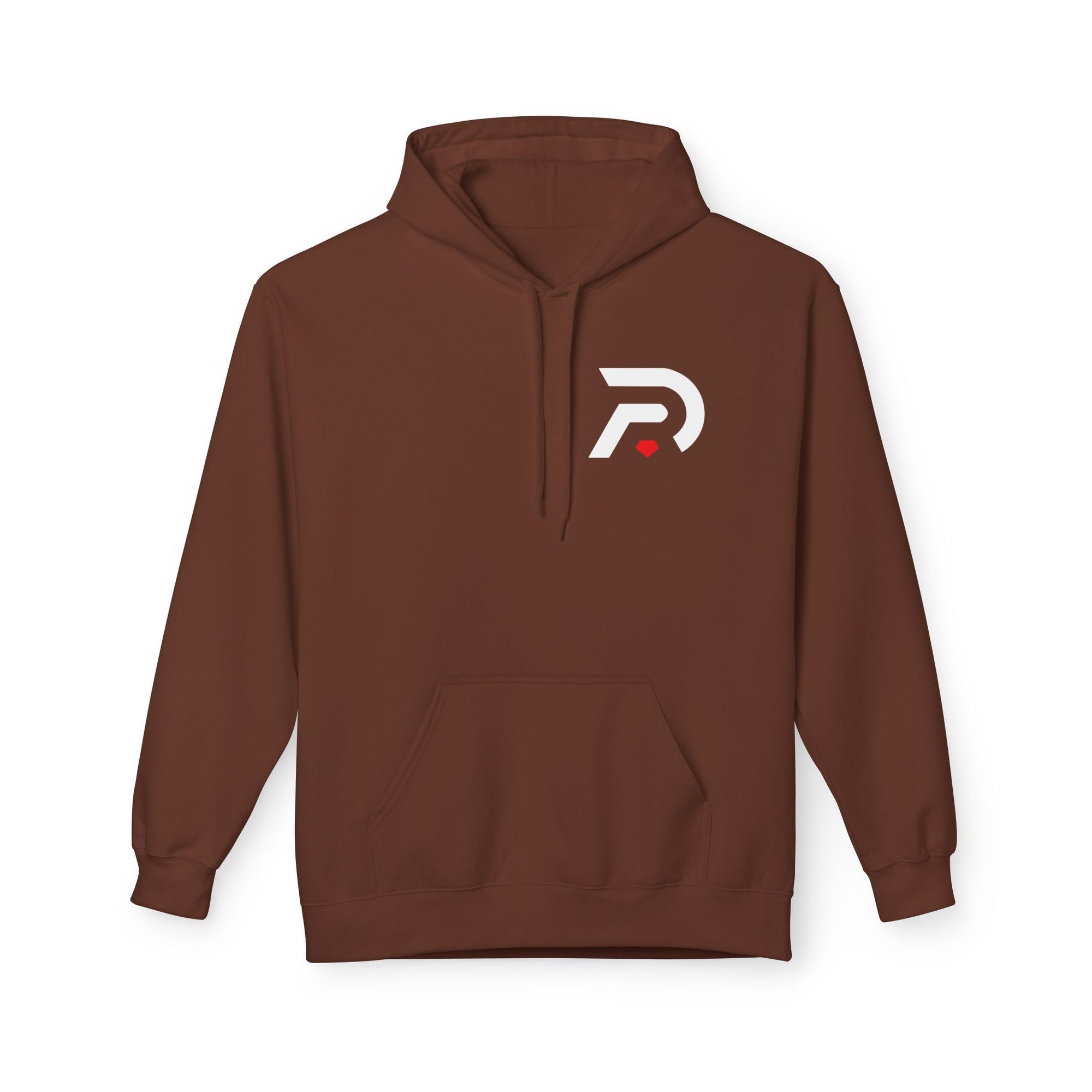 Minimalist 'DR' Logo Dead Red Hoodie