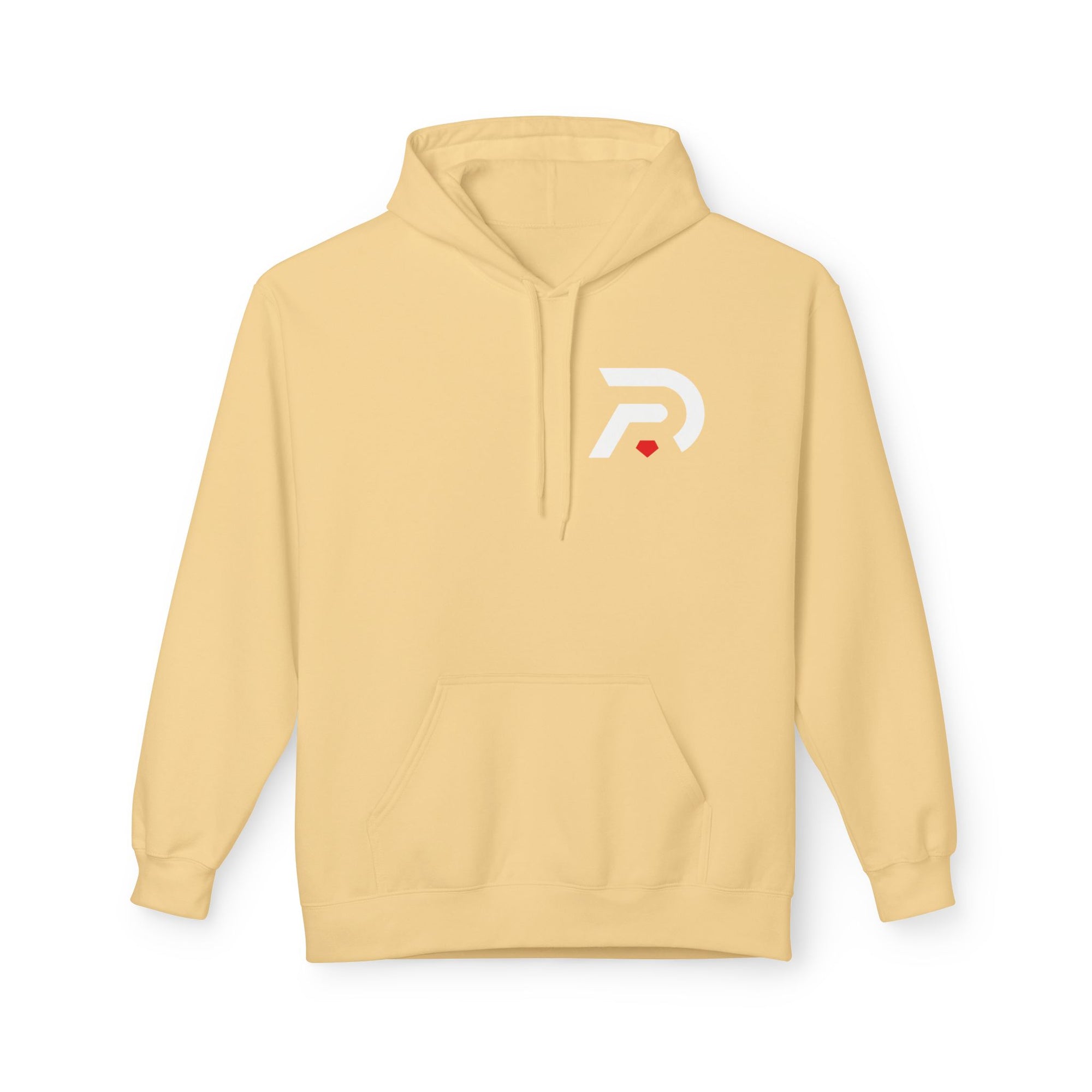 Minimalist 'DR' Logo Dead Red Hoodie