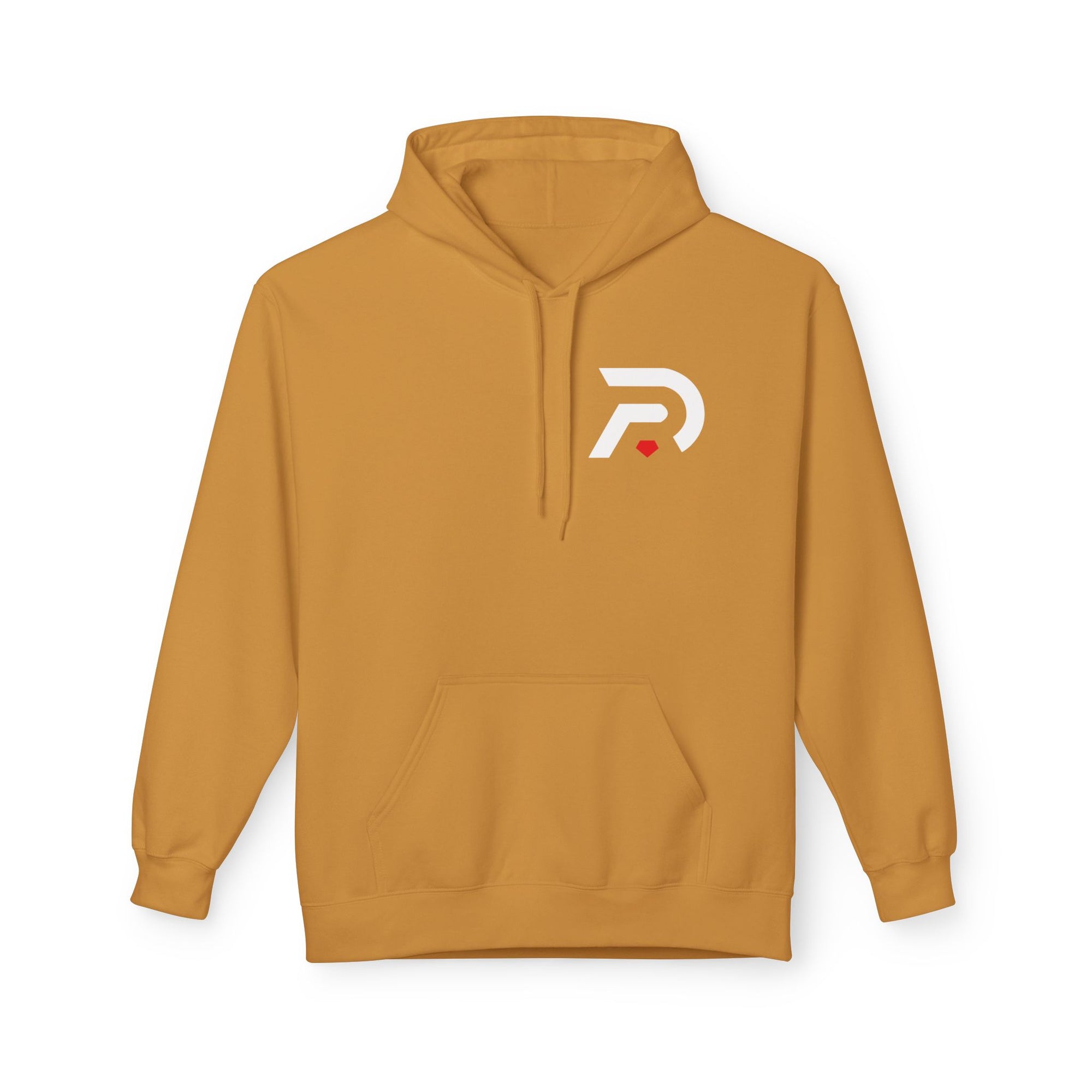 Minimalist 'DR' Logo Dead Red Hoodie