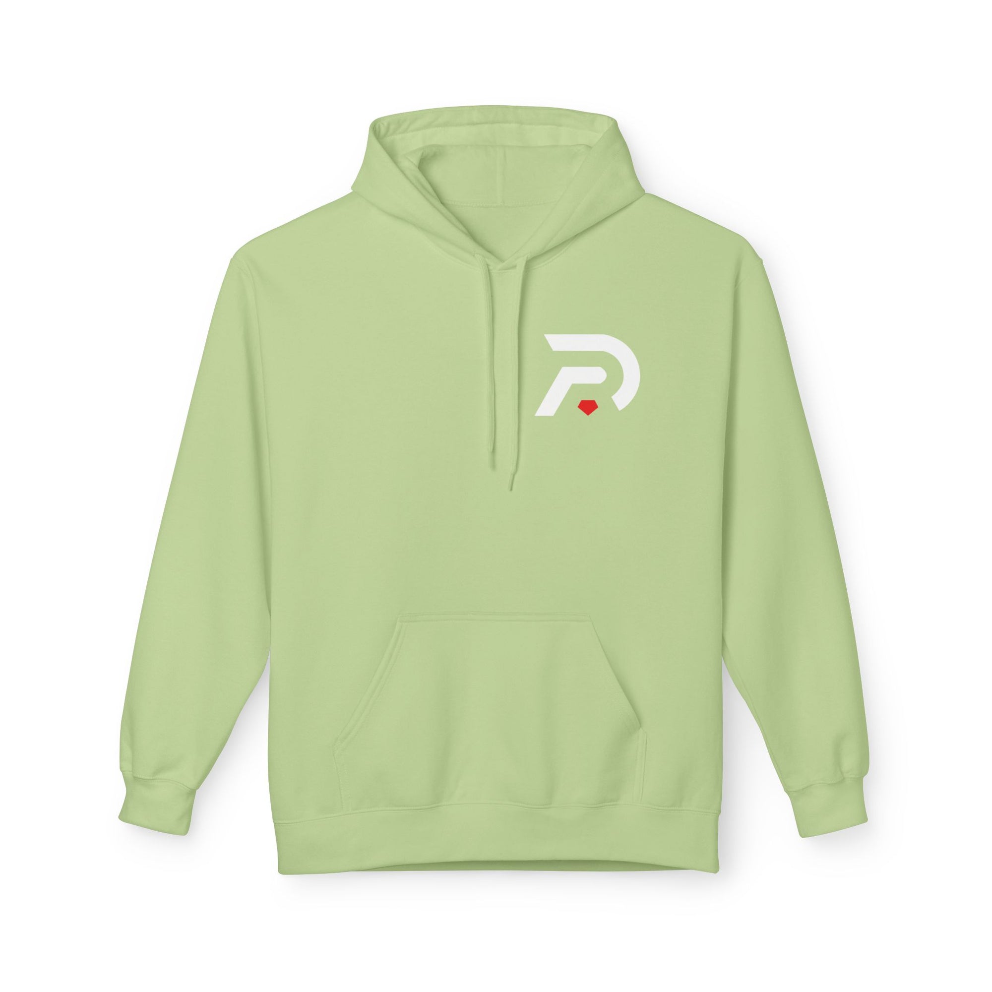 Minimalist 'DR' Logo Dead Red Hoodie