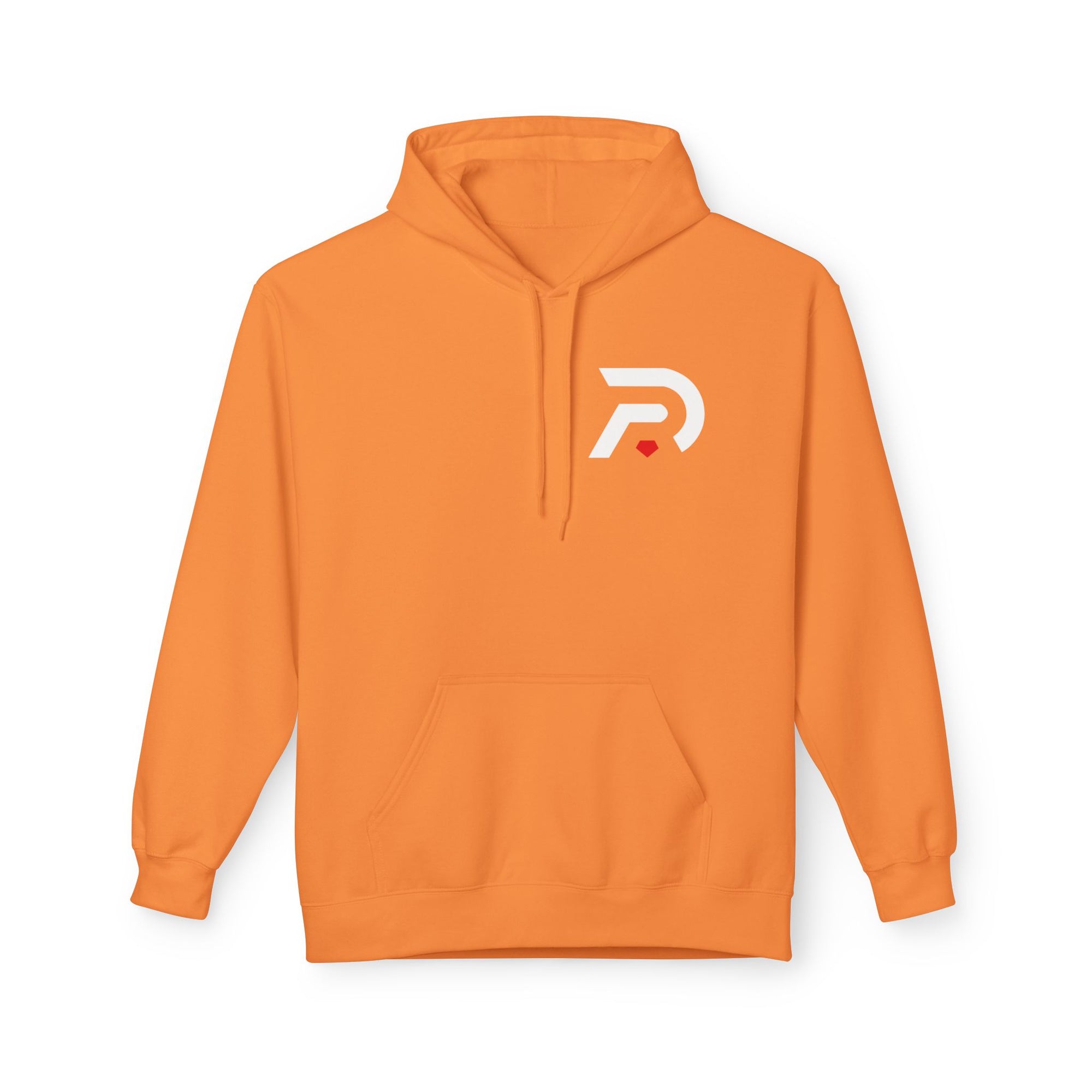 Minimalist 'DR' Logo Dead Red Hoodie