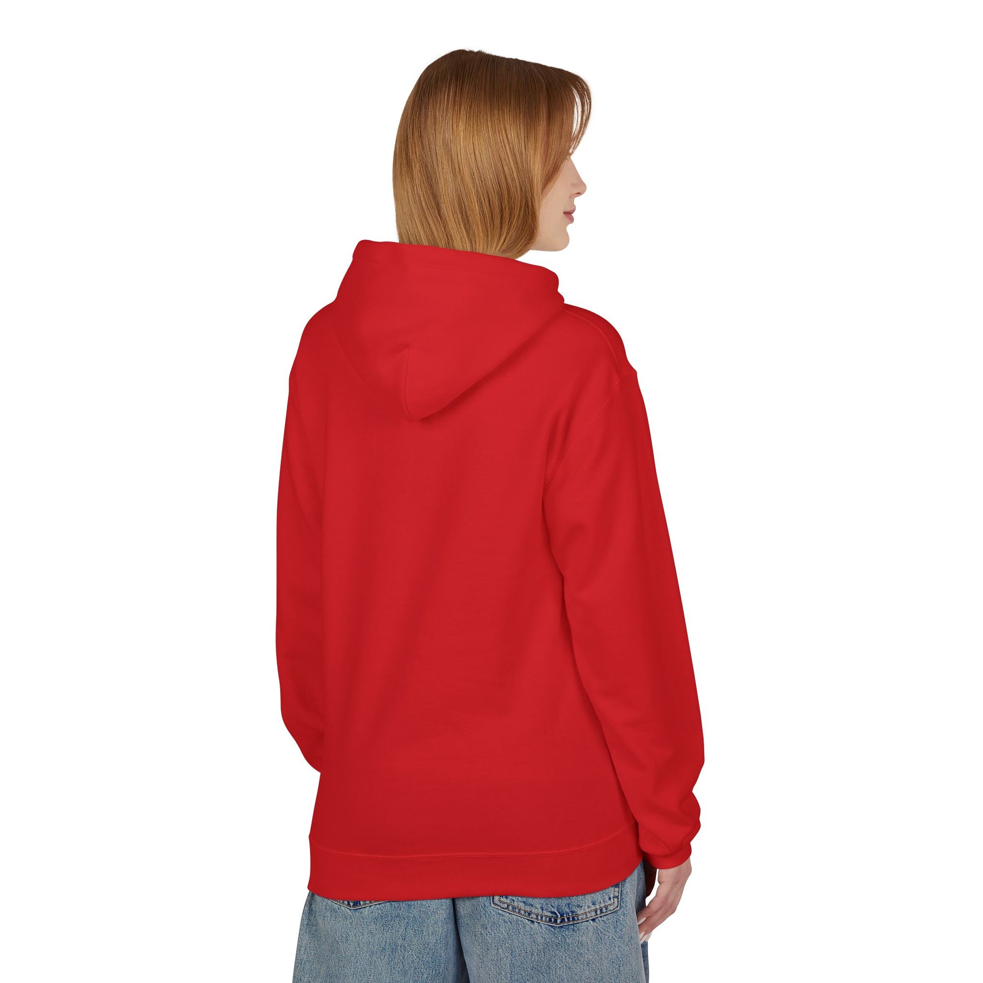 Minimalist 'DR' Logo Dead Red Hoodie