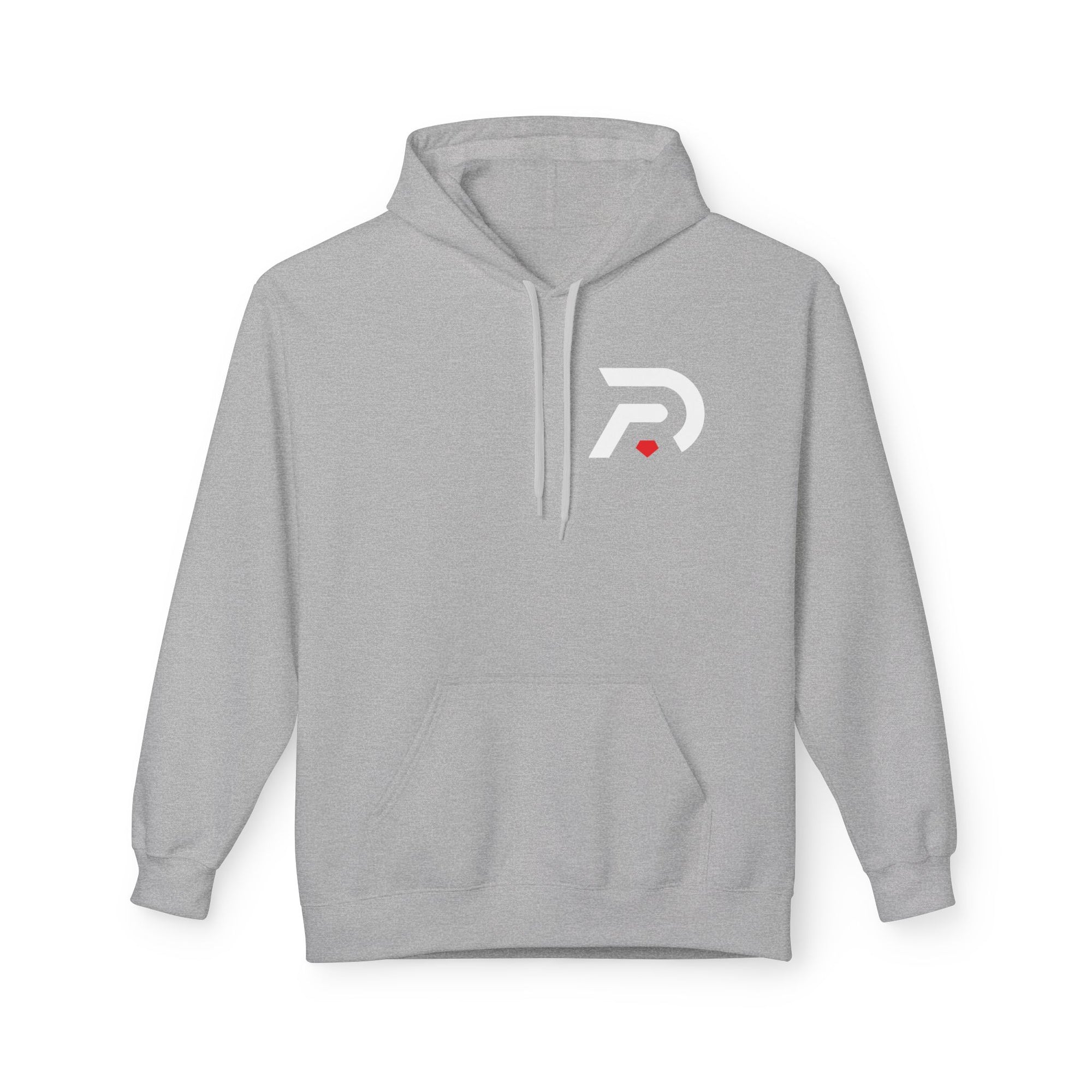 Minimalist 'DR' Logo Dead Red Hoodie