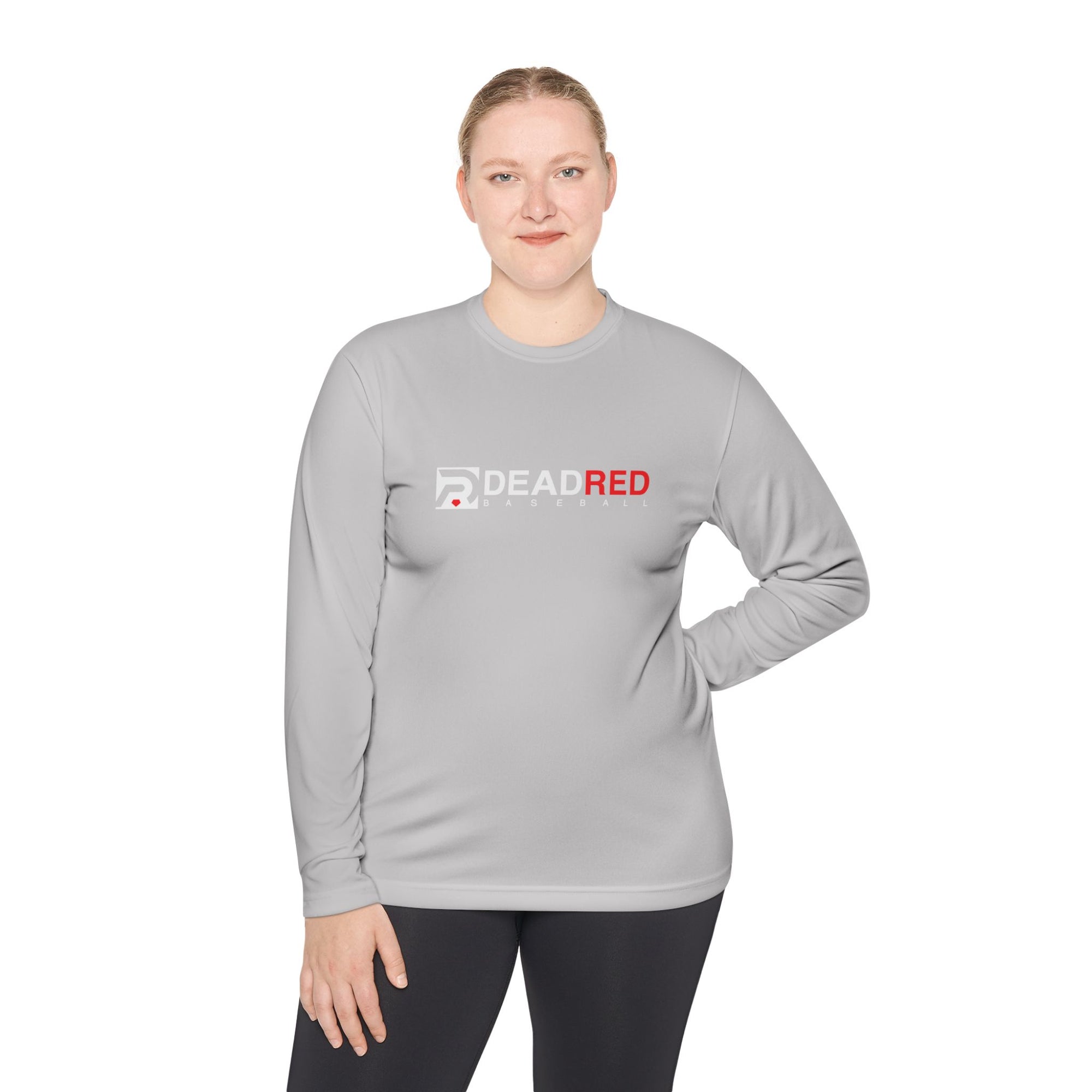Dead Red Logo Long Sleeve Performance Tee