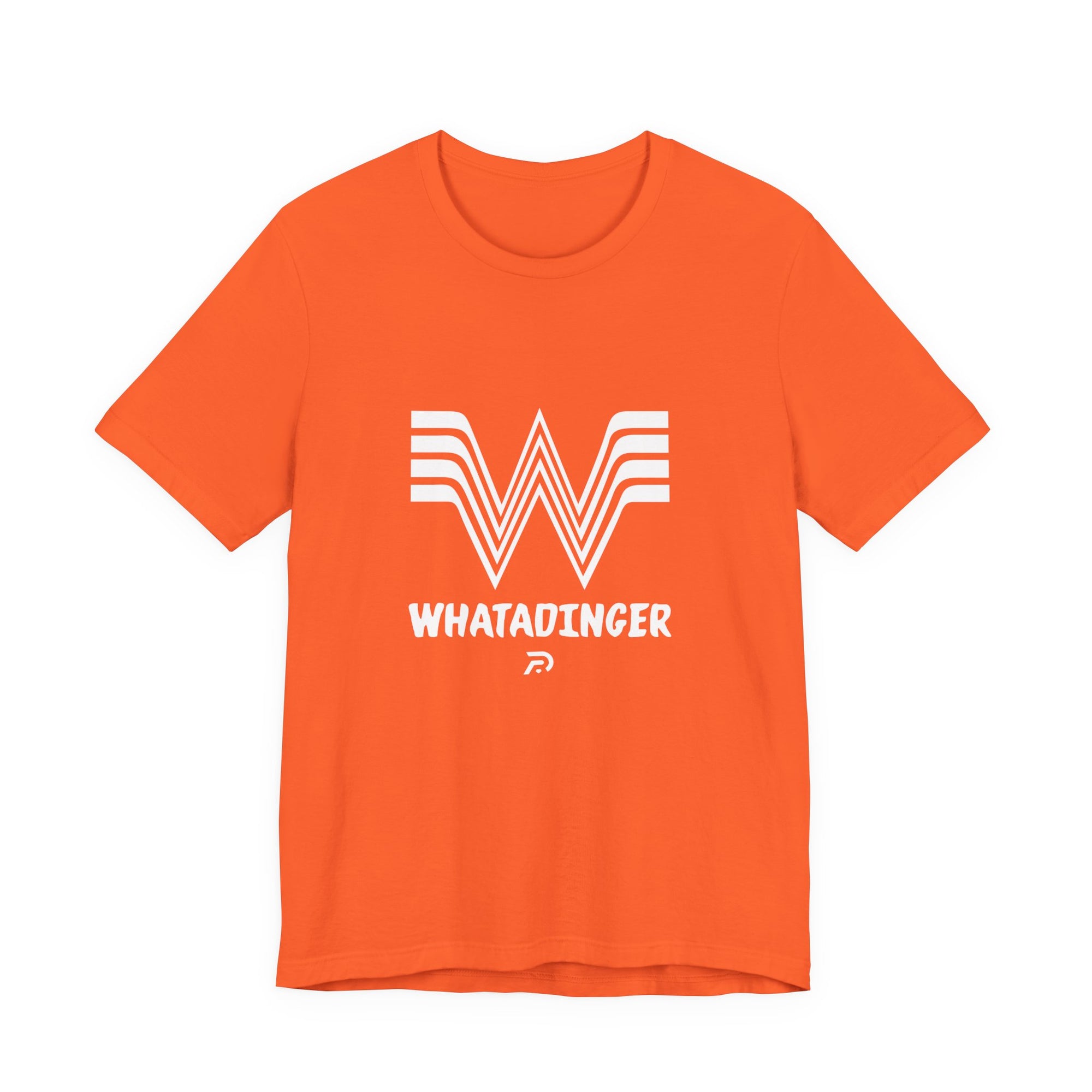 Whatadinger Signature Orange Unisex Jersey Short Sleeve Tee
