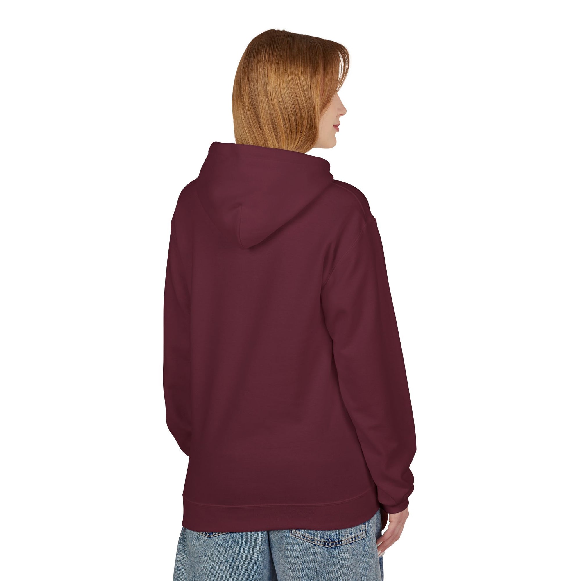 Minimalist 'DR' Logo Dead Red Hoodie