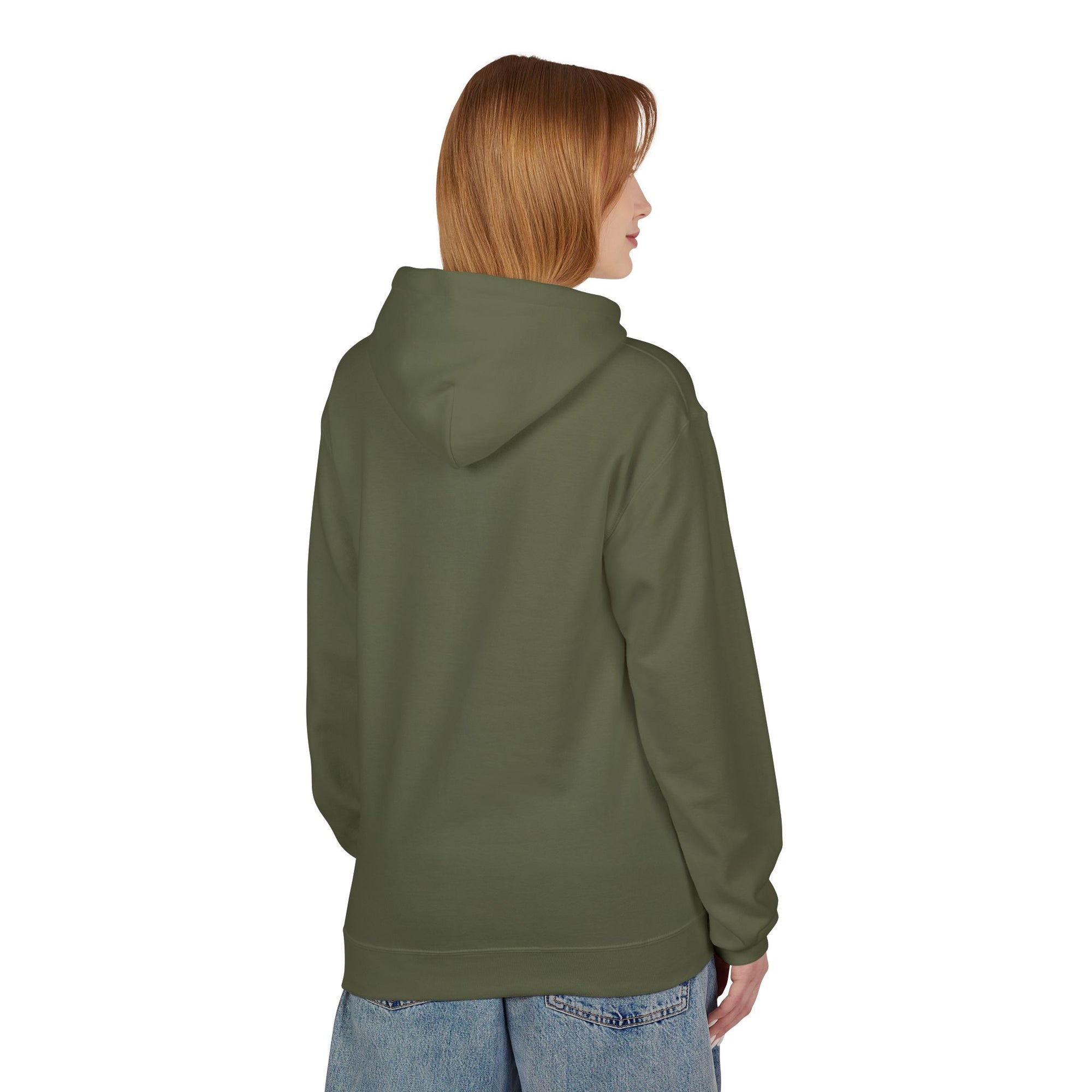 Minimalist 'DR' Logo Dead Red Hoodie