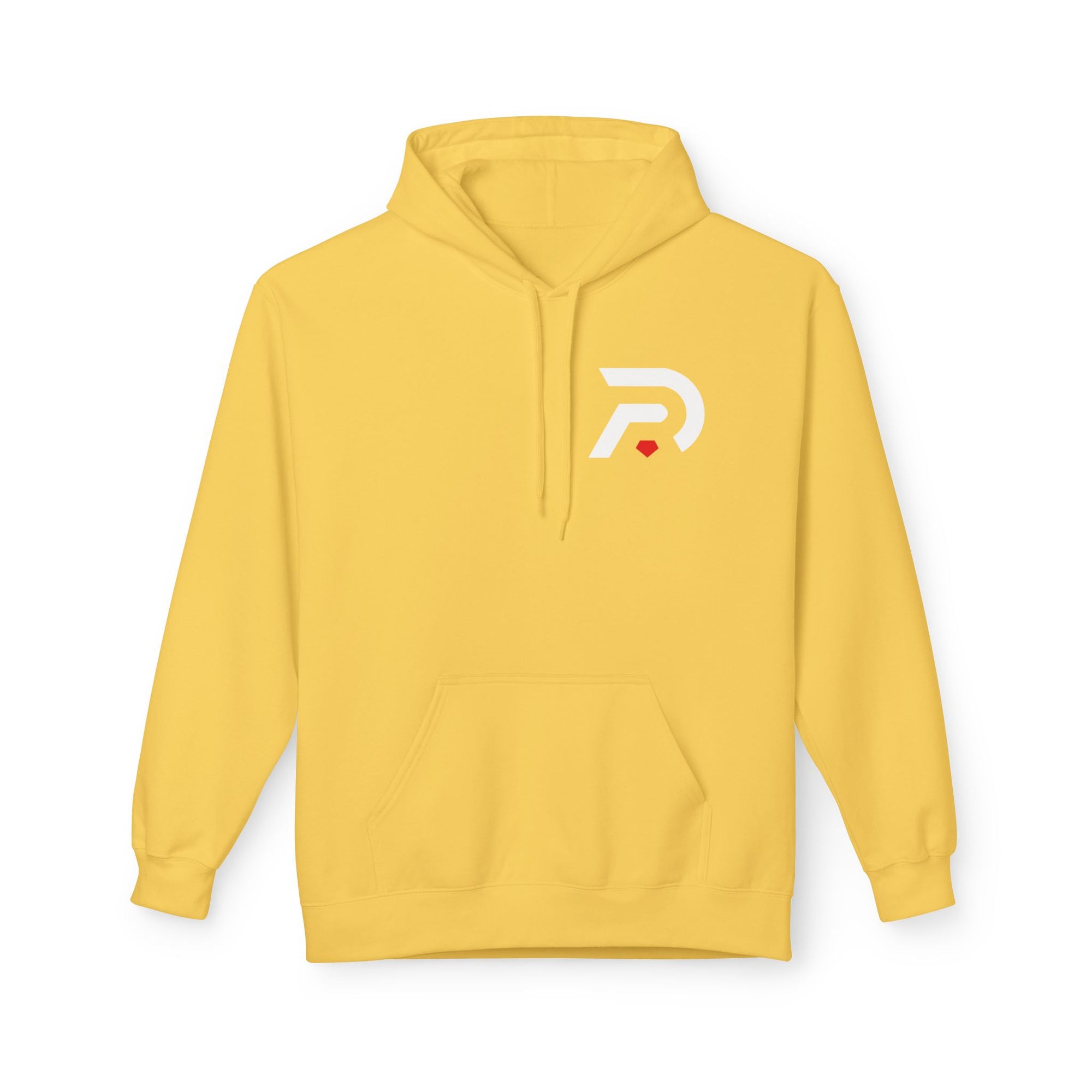 Minimalist 'DR' Logo Dead Red Hoodie