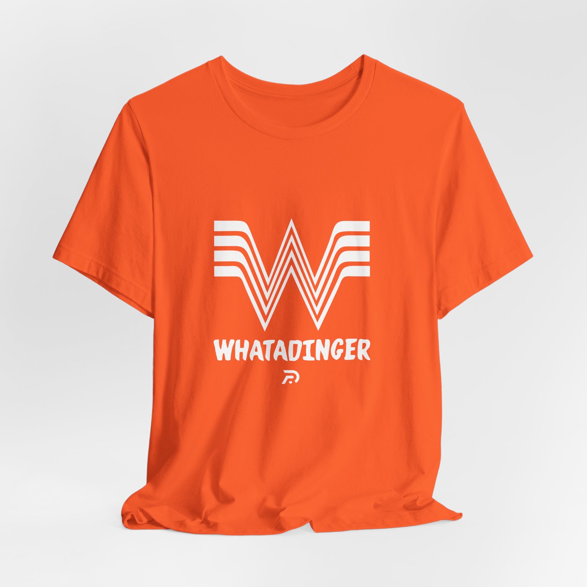 Whatadinger Signature Orange Unisex Jersey Short Sleeve Tee